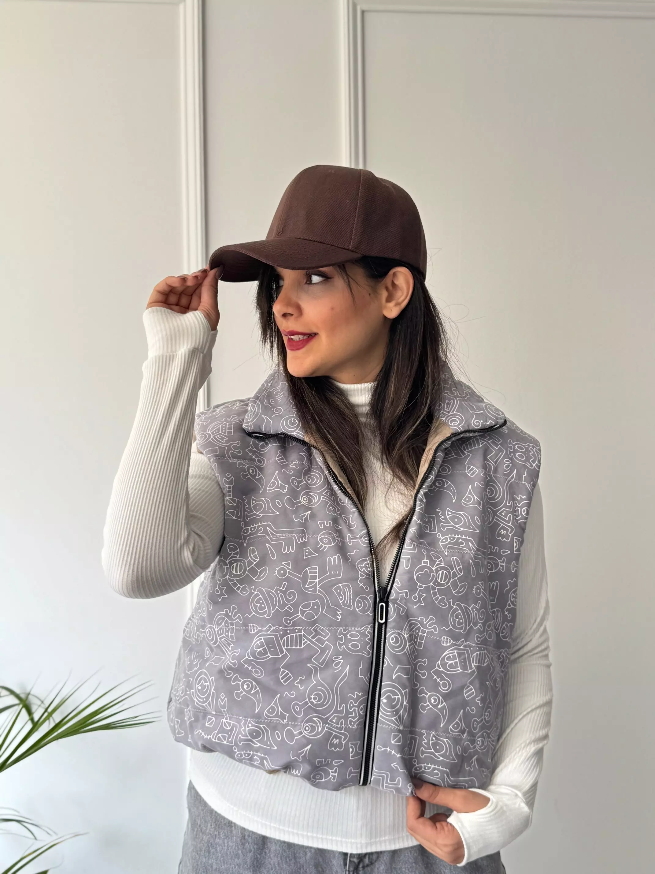 پافر آستردار طرحدار